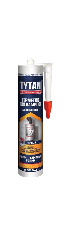 Герметик для каминов Tytan Professional черный 0,28л арт.02-0276750