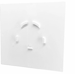 Панель декоративная для вентиляции DRim, универсальная ABS пластик белый глянец ф100/125 мм арт. 01-183-001-00 