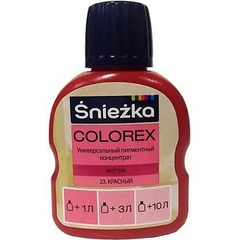 Пигментный концентрат универсальный Sniezka Colorex 23 красный 100 мл