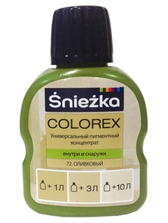 Пигментный концентрат универсальный Sniezka Colorex 72 оливковый 100 мл