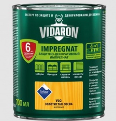 Пропитка для дерева Vidaron Impregnat сосна золотистая V02 0,7л