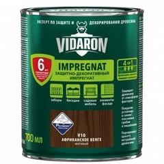 Пропитка для дерева Vidaron Impregnat венге африканский V10 0,7л