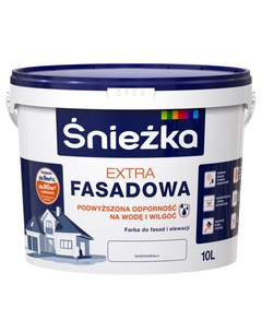 Краска фасадная Sniezka Extra Fasadowa Белый 10л 