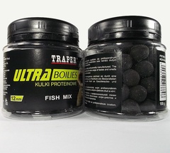 Бойлы для рыбалки Traper ULTRA Fish Mix 12мм 100г арт.7565 Польша