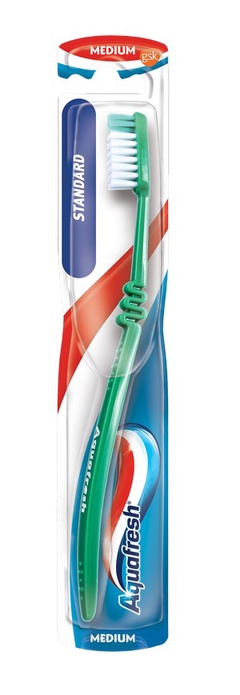 Aquafresh щетка зубная Standard средняя