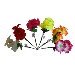 Цветы искусственные Гибискус в ассортименте 30 см 5 цветков арт. BY-700-40 