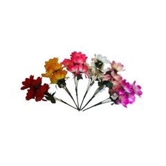 Цветы искусственные Ромашка садовая в ассортименте 30 см 5 цветков арт. BY-700-52 