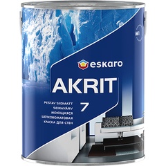 Моющаяся краска для стен Eskaro Akrit 7 0,95 л