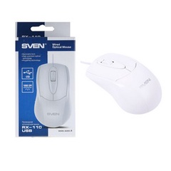 Мышь SVEN RX-110 USB Белый 