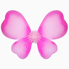 Изделие карнавальное "Бабочка с цветком". Размер 54*39 см