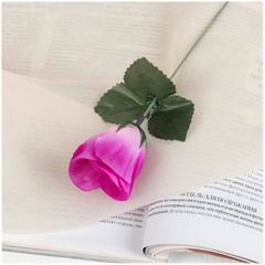 Цветок искусственный Роза сиреневый 23 см. арт. 1376817 