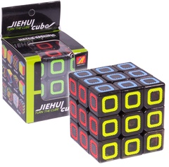 Кубик-Рубика "черный с квадратиком"