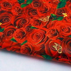 Бумага упаковочная глянцевая Розы для тебя арт. 2862089 