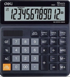 Калькулятор бухгалтерский 12-разрядный черный 