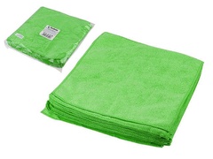 Набор салфеток из микрофибры Solid универсальные зеленый 29х29 20 шт арт. 45-007003 