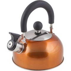 Чайник со свистком PERFECTO LINEA Holiday оранжевый металлик 1,5 л нержавеющая сталь арт. 52-112014 