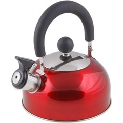 Чайник со свистком PERFECTO LINEA Holiday красный металлик 1,5 л нержавеющая сталь арт. 52-112015 