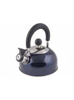 Чайник со свистком PERFECTO LINEA Holiday синий металлик 1,5 л нержавеющая сталь арт. 52-112016 