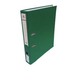 Папка-регистратор зеленая матовая, 70 мм., металлический край арт. BR-1080 
