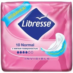 Прокладки Libresse Ultra Normal мягкая поверхность 10 шт.