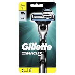 GILLETTE MACH3 Бритва с 2 сменными кассетами