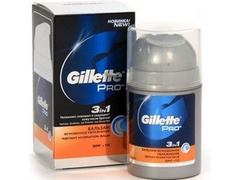GILLETTE Бальзам после бритья 3в1 Hydrates&Soothes (увлажняет и успокаивает) SPF+15 50мл