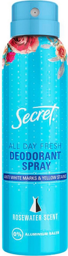SECRET Аэрозольный дезодорант Rosewater scent 150мл