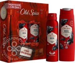 ПН OLD SPICE Аэроз дезодорант-антиперсп Rock 150мл+Гель д/душа+шамп 2в1 Rock with Charcoal 250мл