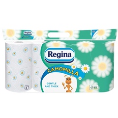 Regina бумага туалетная 12 шт Camomilla