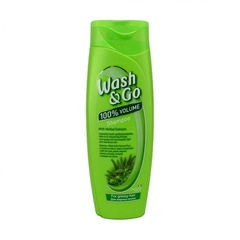 Шампунь для волос Wash&Go Volume Plus экстракт трав 0.4л 