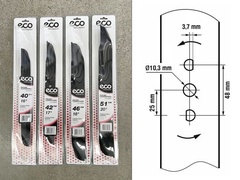 Нож для газонокосилки 42 см ECO (в блистере, для LG-434)