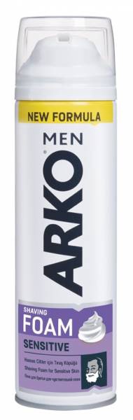 Arko Men пена для бритья Sensitive для чувствительной кожи 200мл