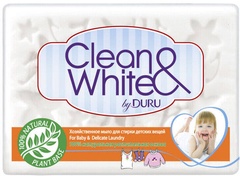Duru Clean and White мыло хозяйственное для детского белья 125г