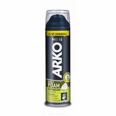 Arko Men пена для бритья 200мл Soothing hemp с маслом семян конопли