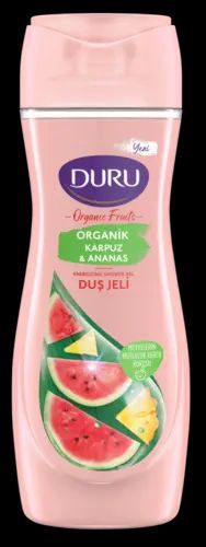 Гель для душа DURU Organic Fruits "Арбуз и ананас" 450 мл. 