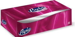PAPIA салфетки бумажные косметические 100 шт.