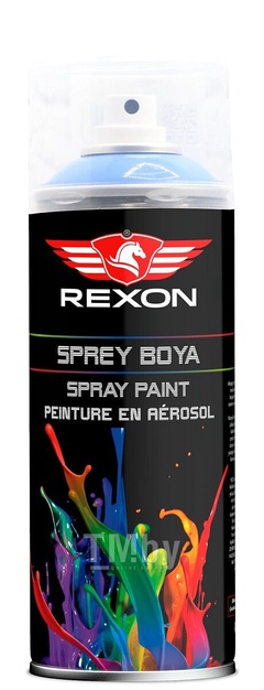 Краска аэрозоль Rexon RAL 5015 небесно-синяя 0,4л арт.REX5015 