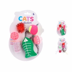 Набор игрушек для кота Мышки текстиль/пластмасса арт. 491012600 