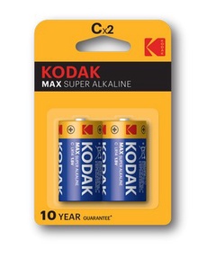 Элемент питания (щелочной) Kodak МАХ LR14-2BL [KC-2 ] (20/200/6000)