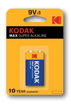 Элемент питания (щелочной) Kodak MAX 6LR61-1BL  [ K9V-1] (10/200/4800)