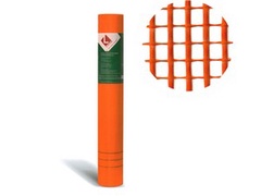 Стеклосетка штукатурная 5х5, 1мх50м, 160, оранжевая, DIY LIHTAR