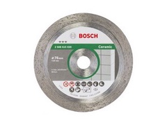 Алмазный круг 76х10 мм по керамике сплошн. BEST FOR CERAMIC BOSCH (сухая резка)