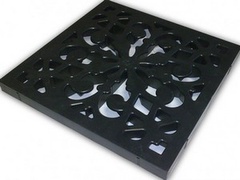 Решетка пластиковая декоративная к дождеприемнику (черный)