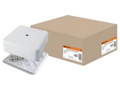 Коробка распаечная КР 50х50х20 ОП с клем. колодкой белая IP40 TDM
