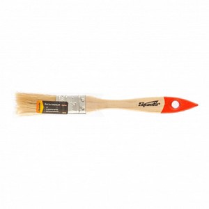 Кисть плоская Slimline 3/4&quot; (20 мм), натуральная щетина, деревянная ручка Sparta