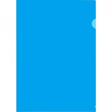 Папка-уголок А4 плотная синяя ПУ Е-310 арт. 12926 