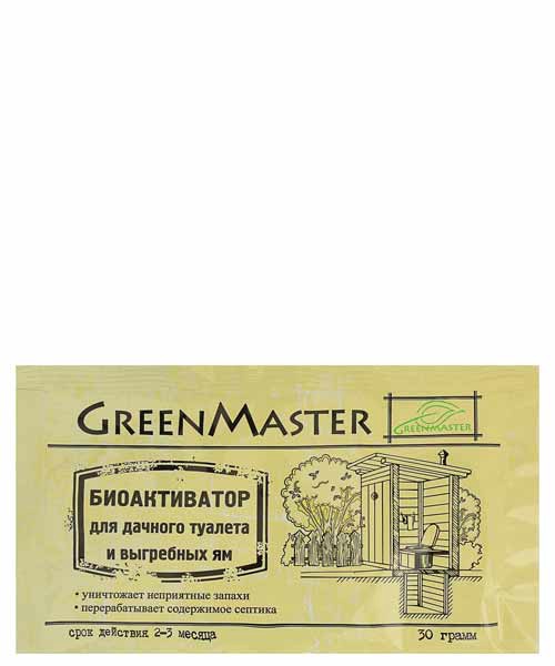 Биоактиватор GreenMaster для дачных туалетов 30,0 г 