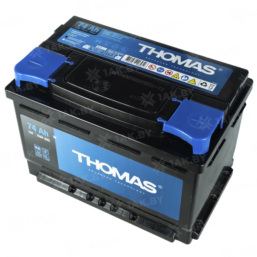 Аккумулятор THOMAS 74A/h 740A R+ арт. УК-00032992 