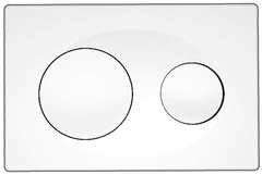Панель смыва AZARIO белая (круглая) AZ-8200-0012