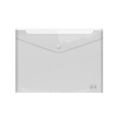 Папка-конверт с кнопкой А4 прозрачная арт. 91173 